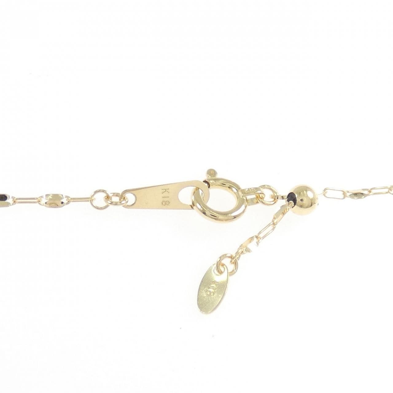 K18YG/PT900 ムーン×スター ダイヤモンド ネックレス 0.20CT