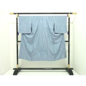 長襦袢　単衣　絞り加工　広衿