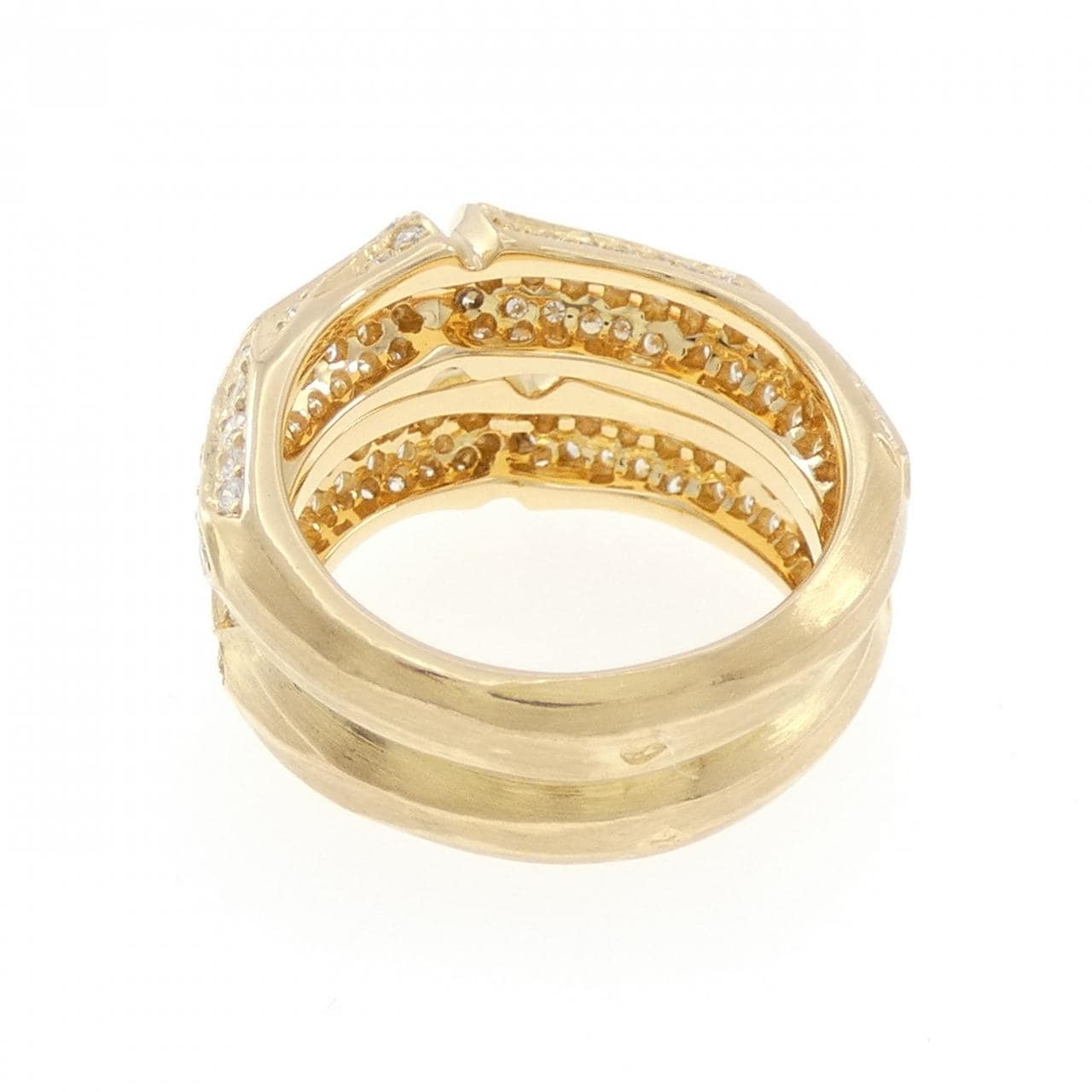 【ヴィンテージ】カルティエ バンブー 2ロウ リング