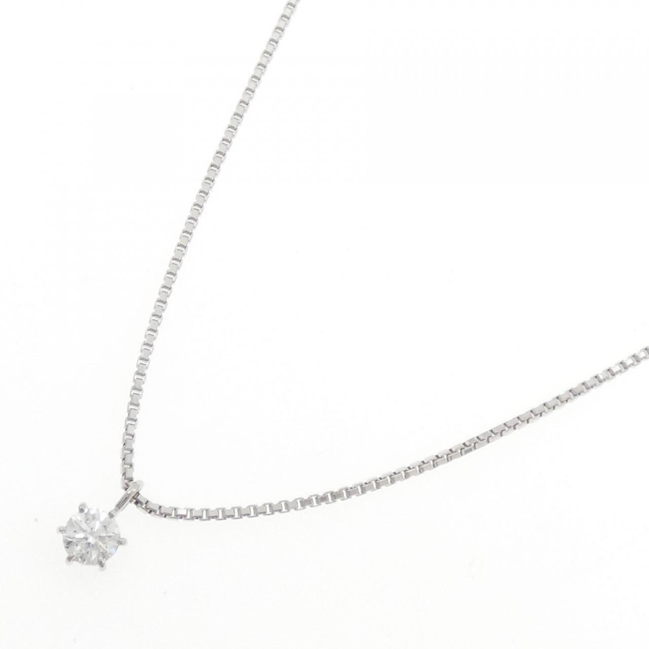 PT850鑽石項鍊 0.301克拉 F色 SI1淨度 VG