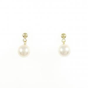 K18YG アコヤパール ピアス 6.9mm