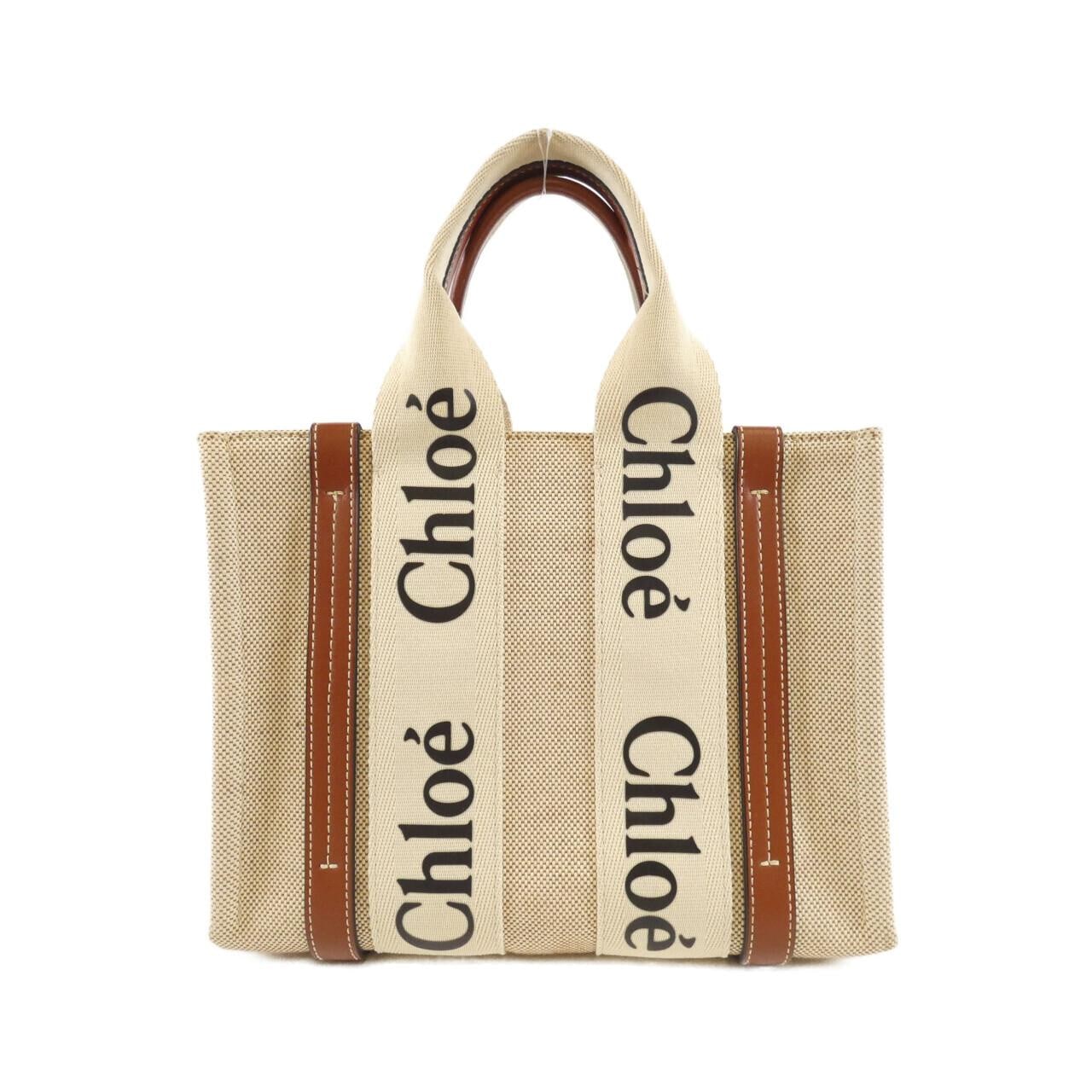 クロエ ウッディ スモール トート CHC21US385 E66 バッグ