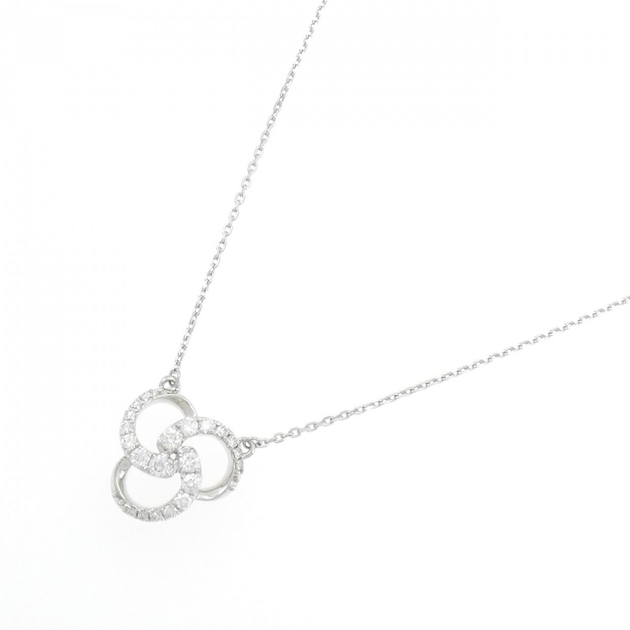 PT900/PT850 ダイヤモンド ネックレス 0.42CT