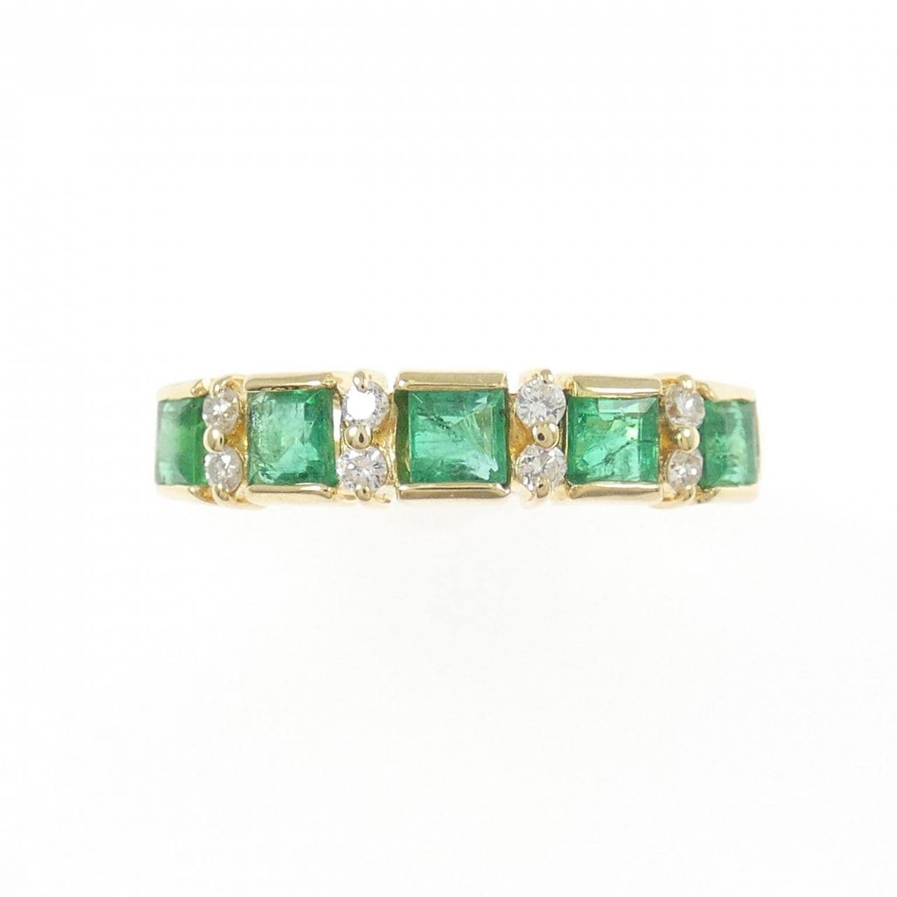 K18YG エメラルド リング 0.51CT
