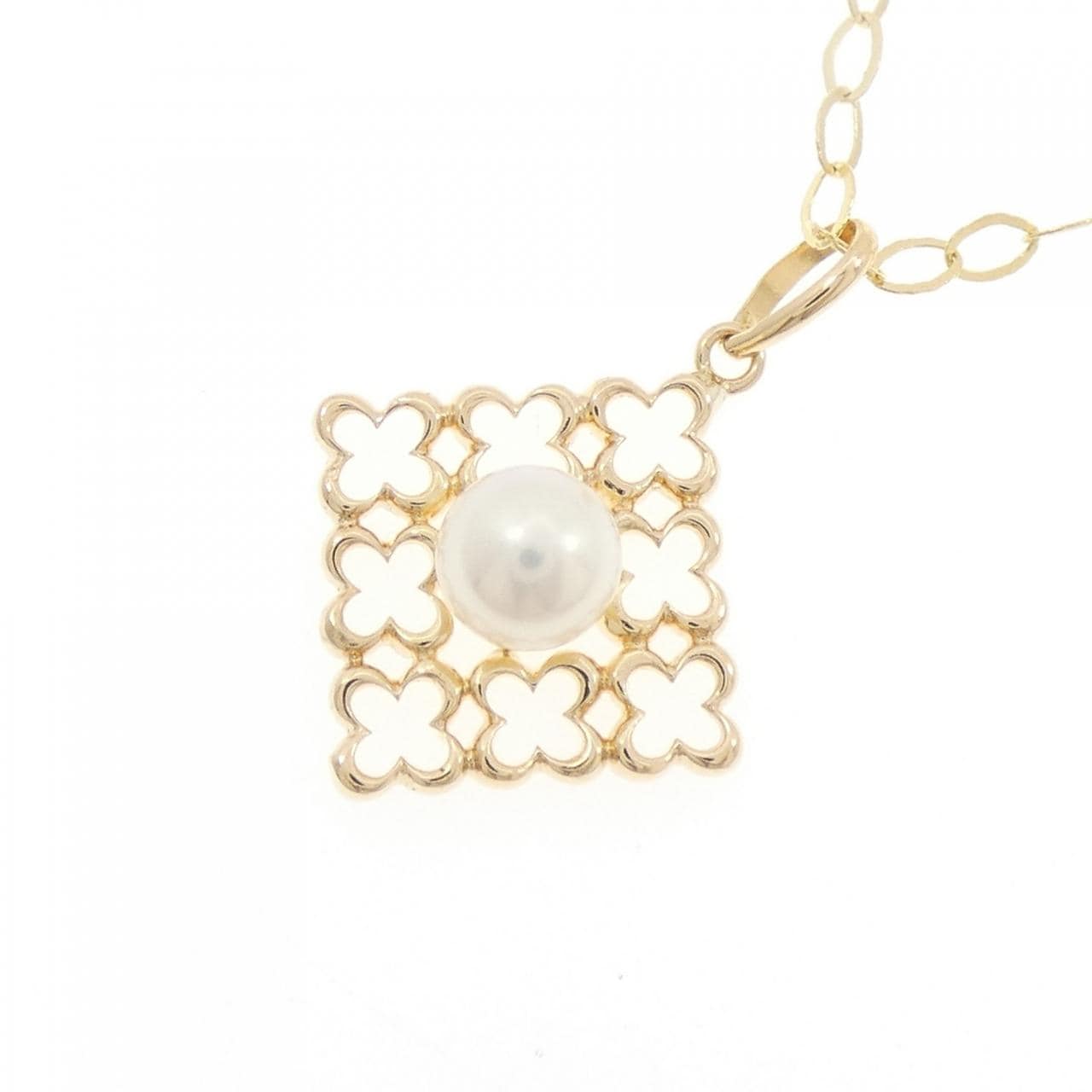 K18YG/18KTYG アコヤパール ネックレス 5.5mm