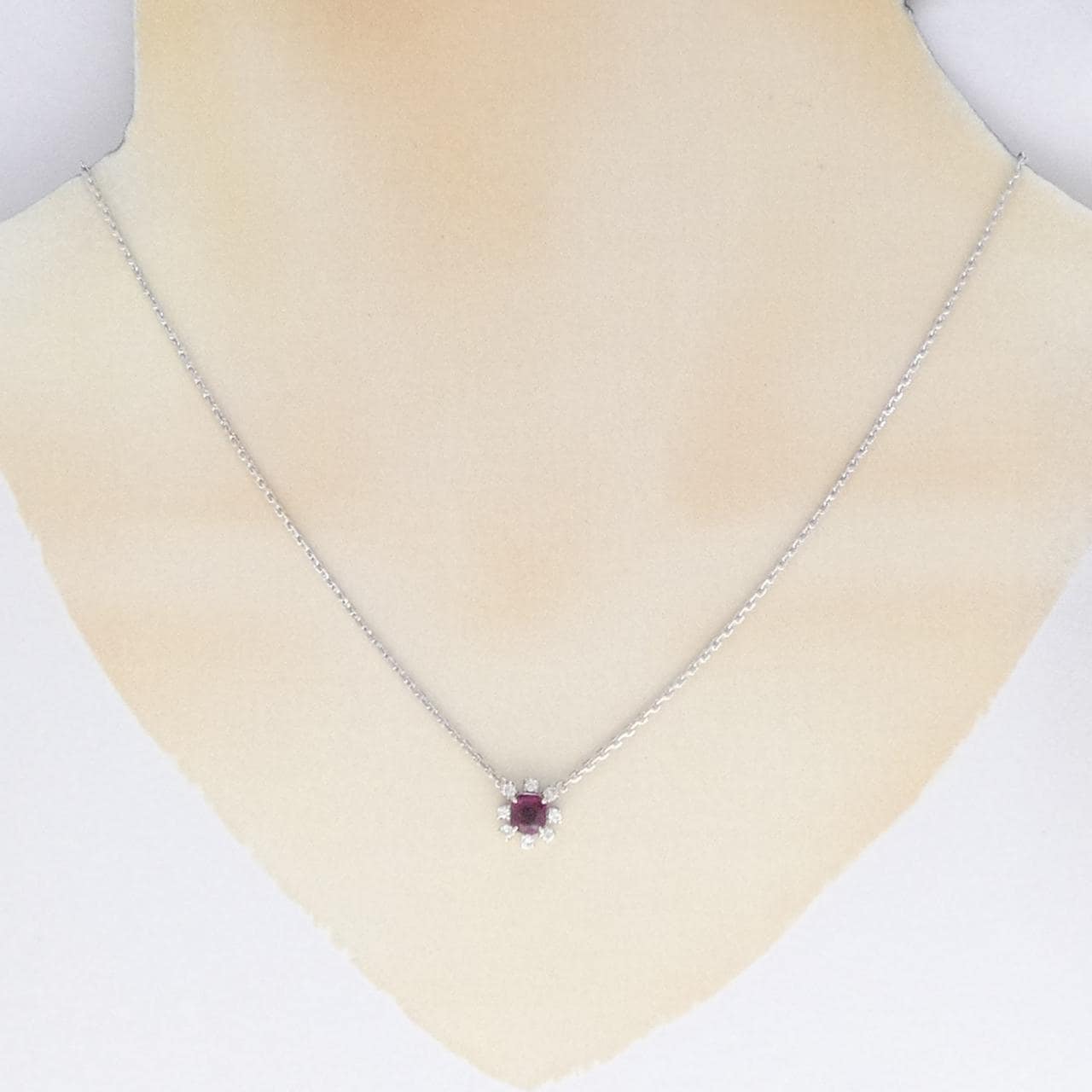 PM850紅寶石項鏈0.82CT