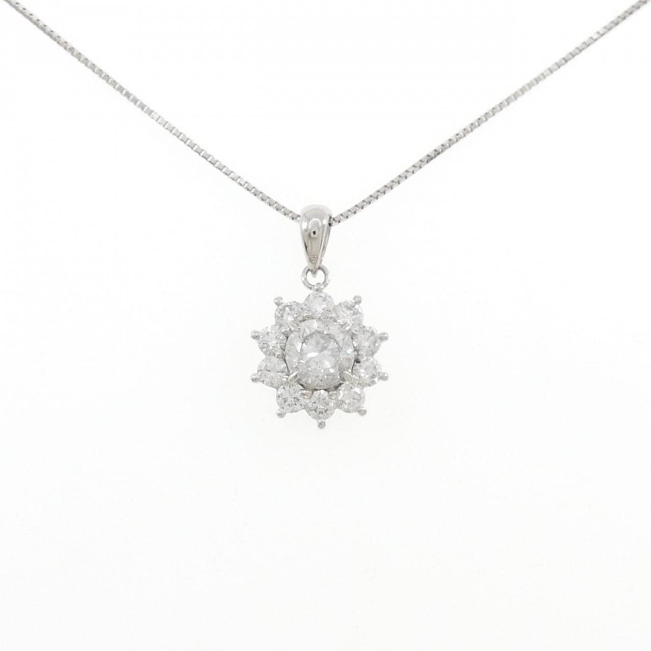 PT900/PT850 ダイヤモンド ネックレス 0.64CT