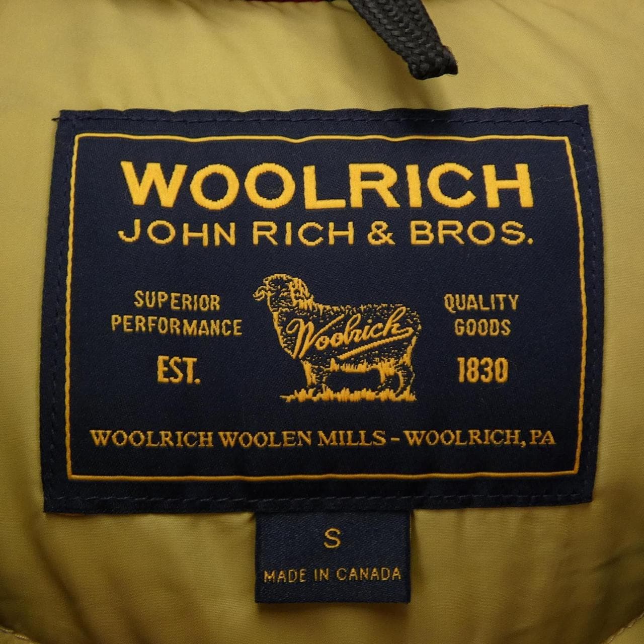 WOOL RICH WOOLENMILL 1402001 ダウンジャケット