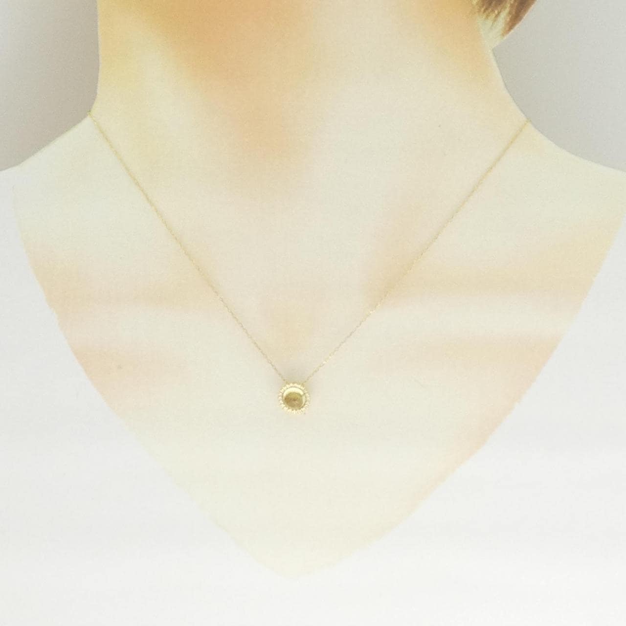 K18YG クオーツ ネックレス