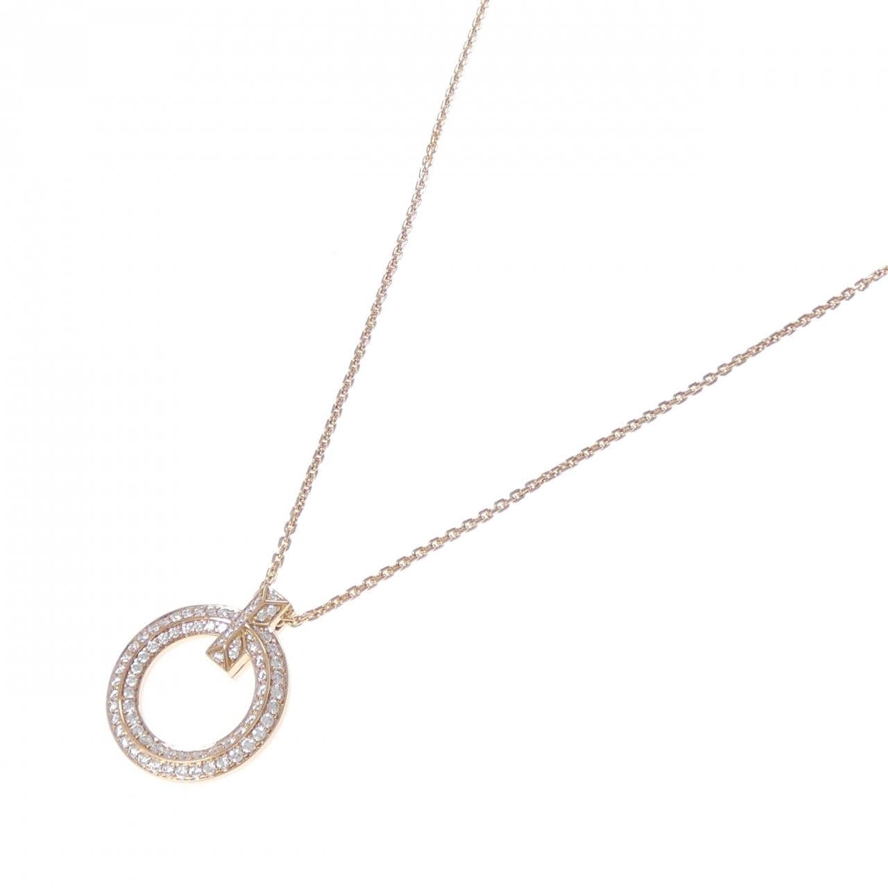 ティファニー Tワン サークル ネックレス 0.72CT