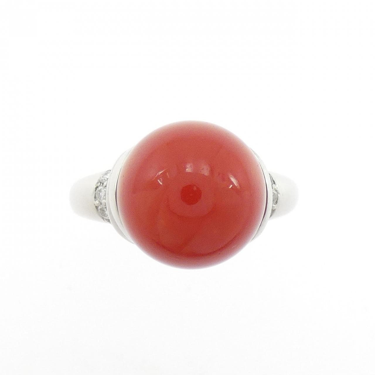 PT900 サンゴ リング 11.1mm