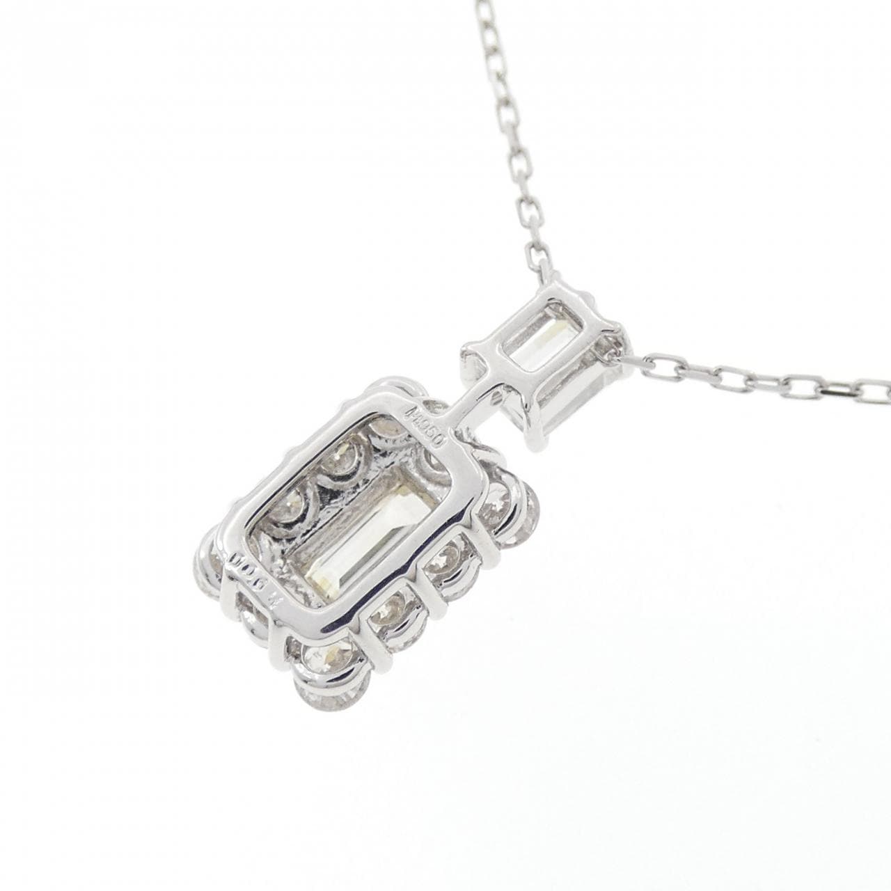 PT950/PT850 ダイヤモンド ネックレス 0.64CT