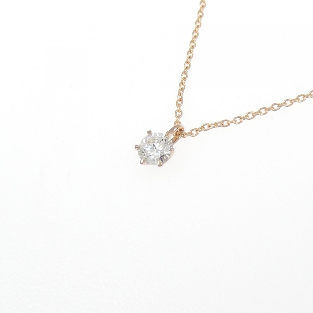 【リメイク】K18PG ダイヤモンド ネックレス 0.205CT J SI1 EXT H&C