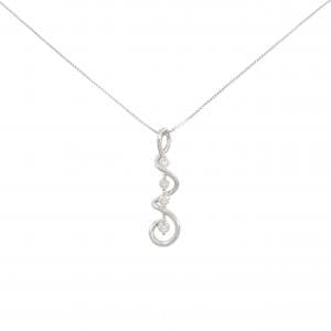 PT950/PT850 ダイヤモンド ネックレス 0.12CT