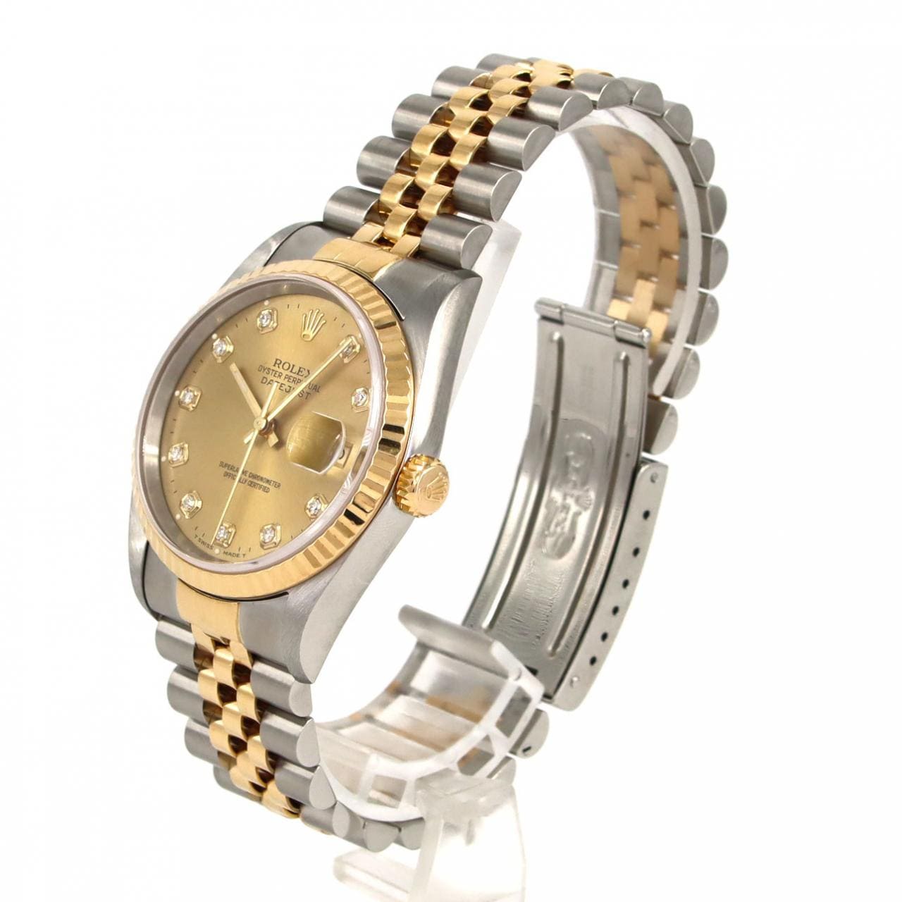 ロレックス デイトジャスト 16233G SSxYG 自動巻 W番