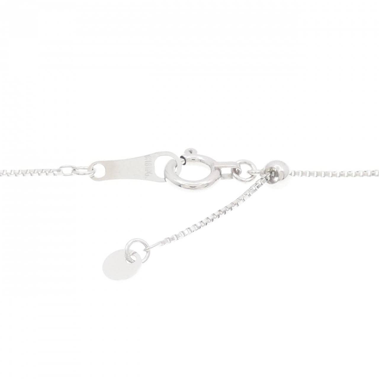 K18WG ハート ダイヤモンド ネックレス 1.00CT