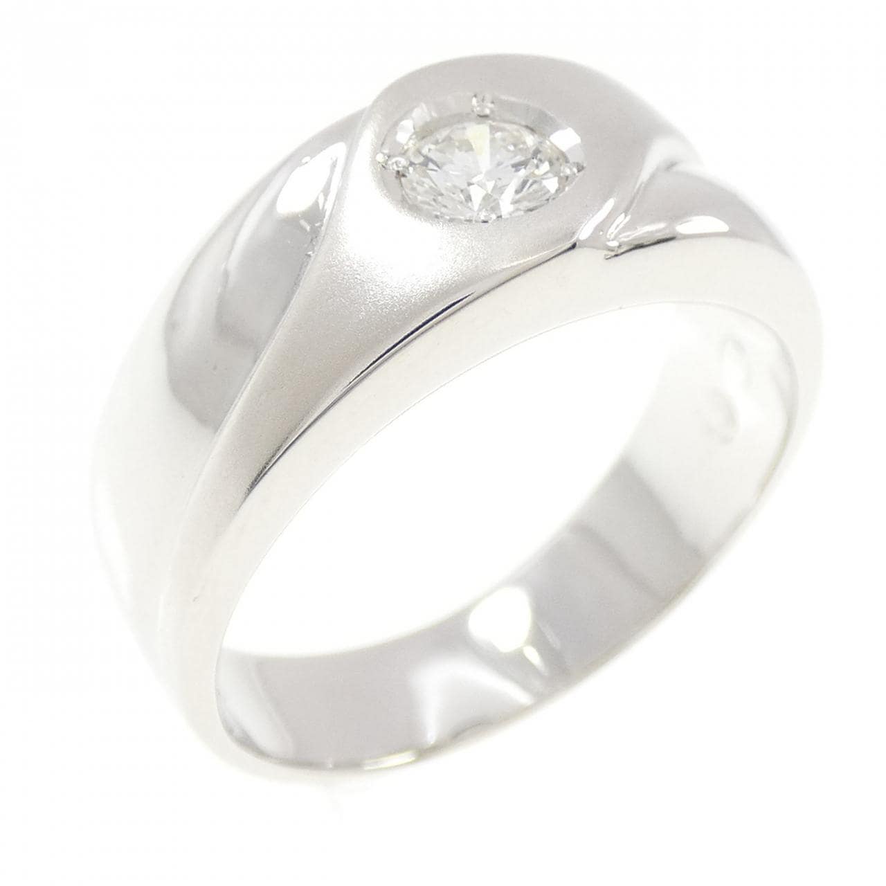 K18WG ダイヤモンド リング