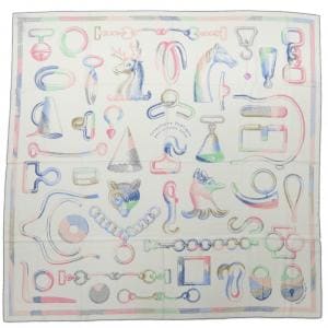 エルメス HERMES INVENTAIRE POETIQUE POUR CONTE SELLIER H244193S カレジェアン140 ショール