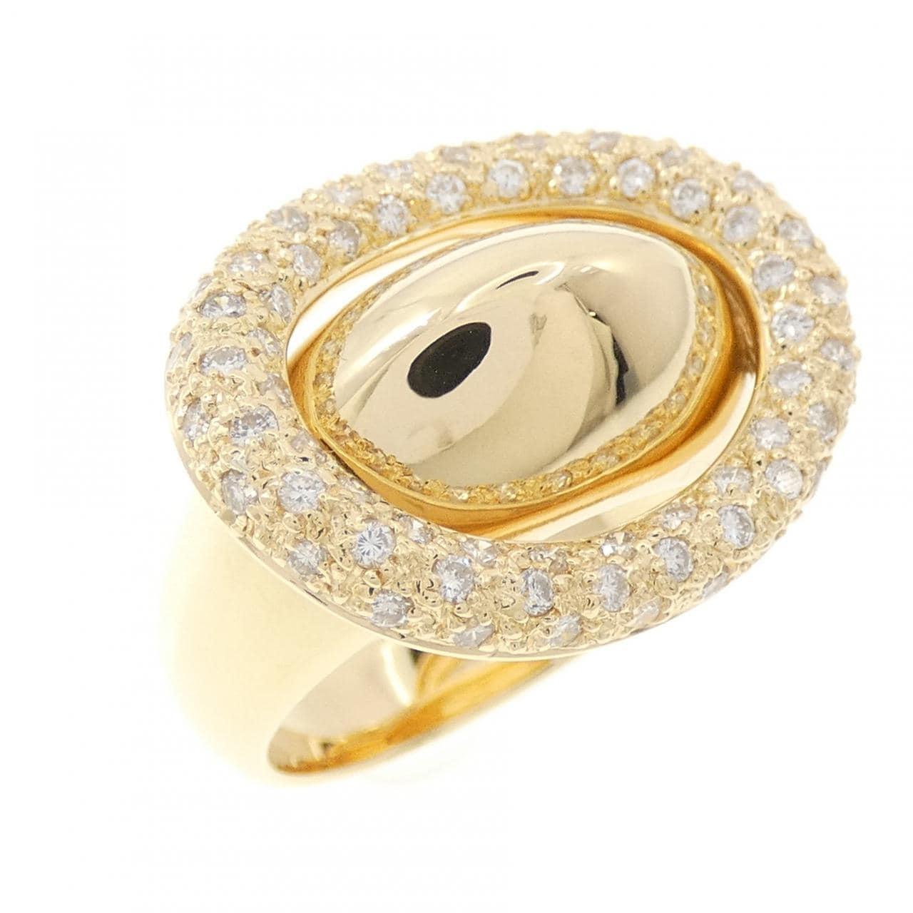 750YG ダイヤモンド リング 0.71CT