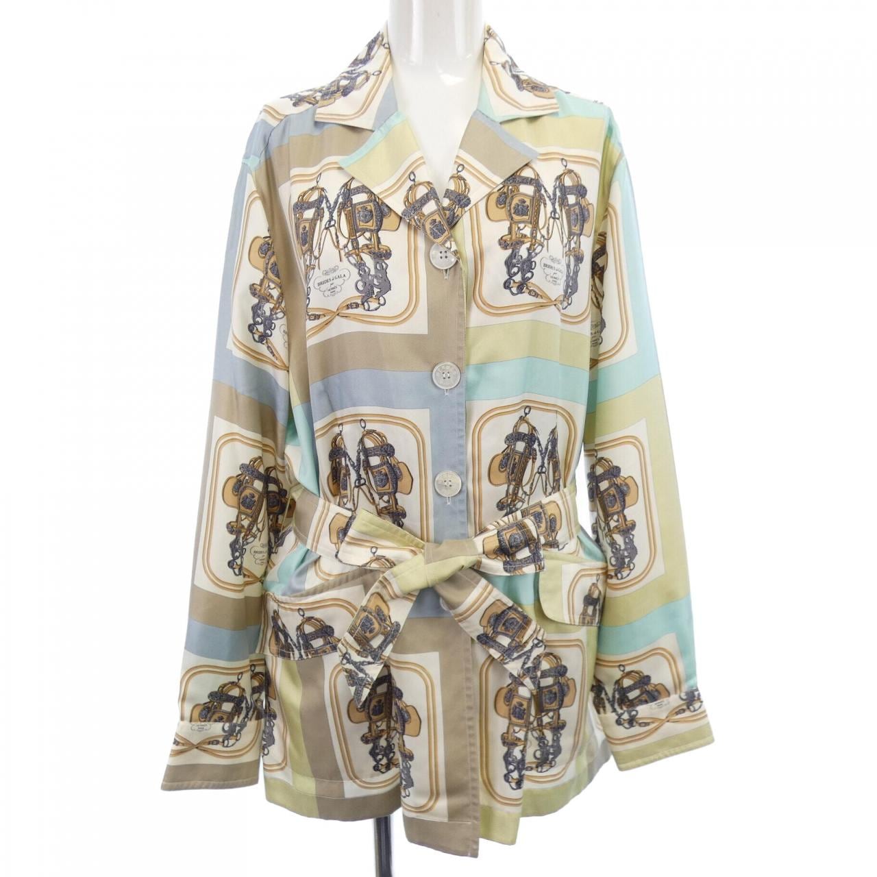 【ヴィンテージ】エルメス HERMES BRIDES DE GALA ツイルレーヌ. シャツ