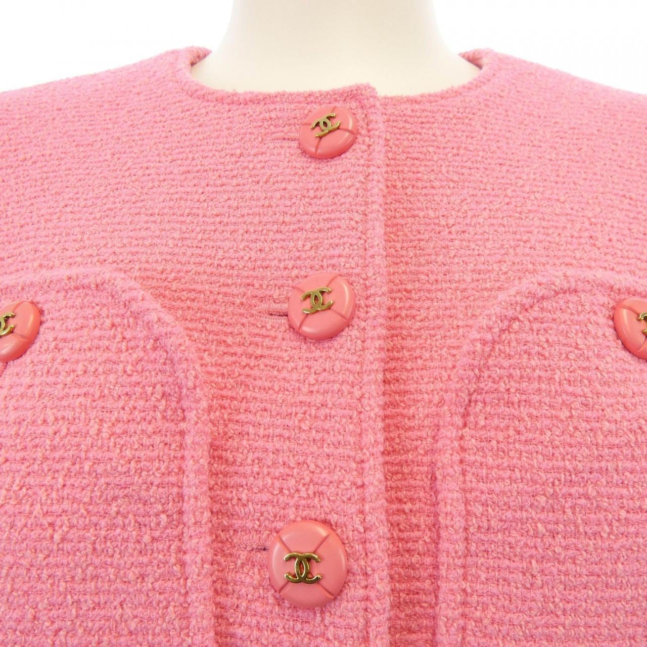 [vintage] CHANEL P04542V03969 Collarless Jacket