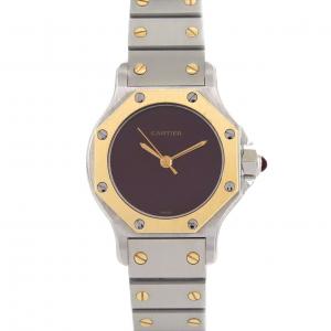 カルティエ サントスオクタゴンSM YGコンビ SSxYG 自動巻