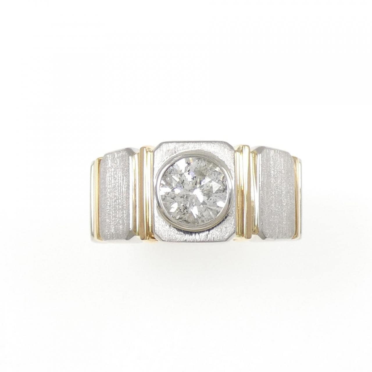 PT900/K18YG ダイヤモンド リング 1.132CT