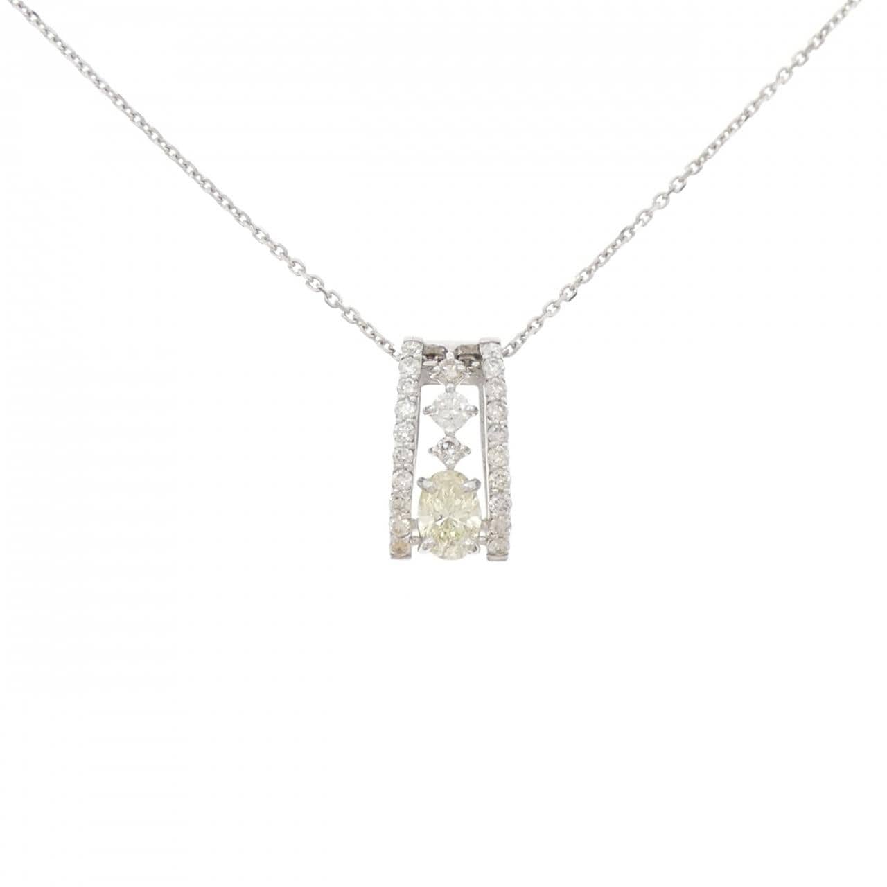 PT900/PT850 ダイヤモンド ネックレス 0.30CT