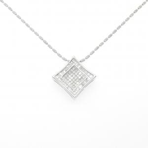 K18WG ダイヤモンド ネックレス 2.03CT