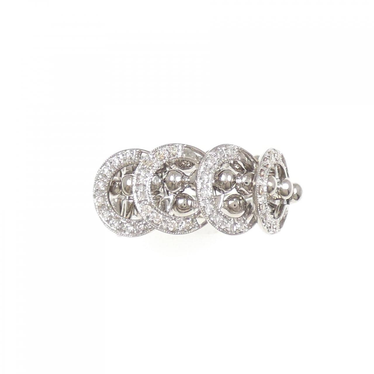 750WG ダイヤモンド リング 0.30CT
