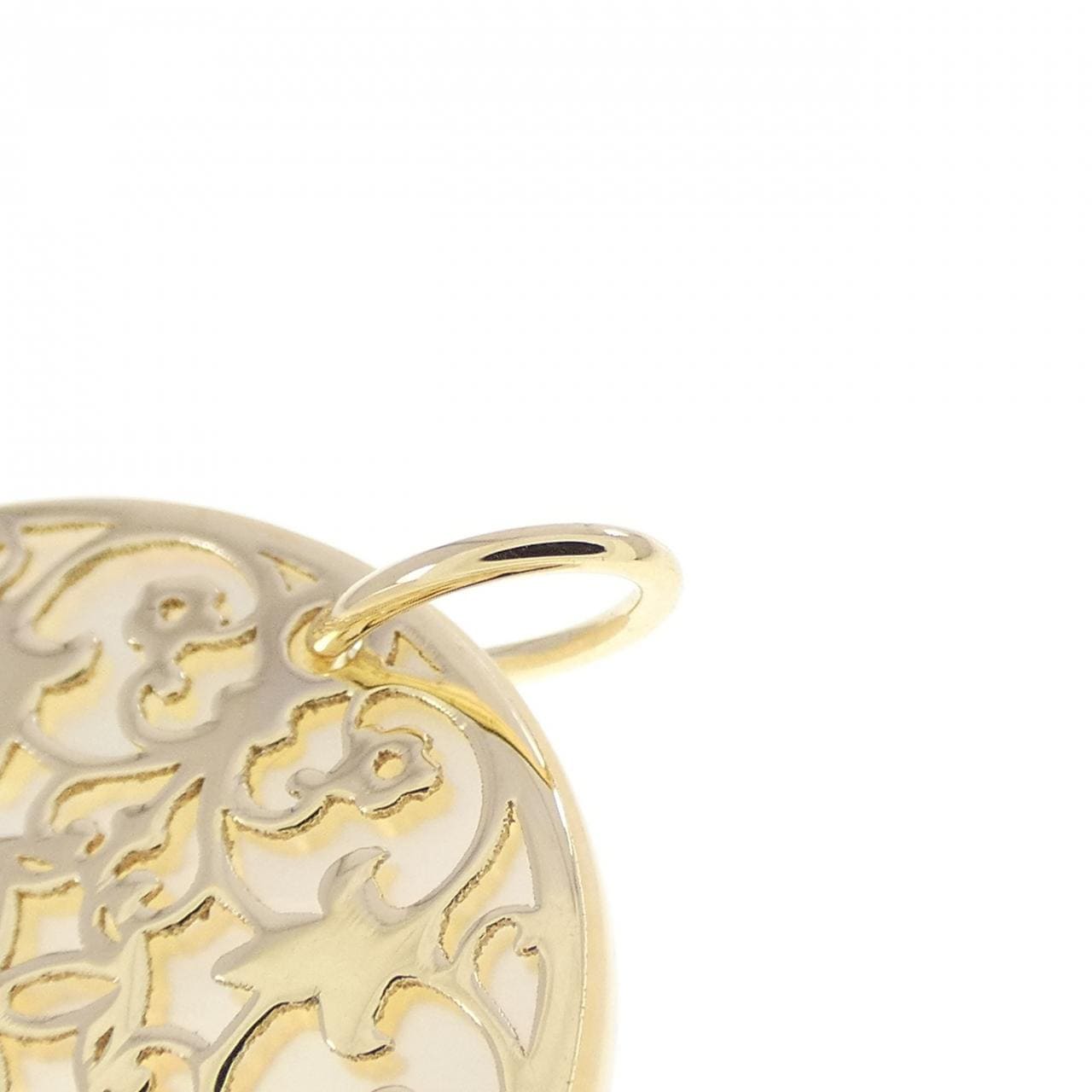 K18YG マザーオブパール ペンダント