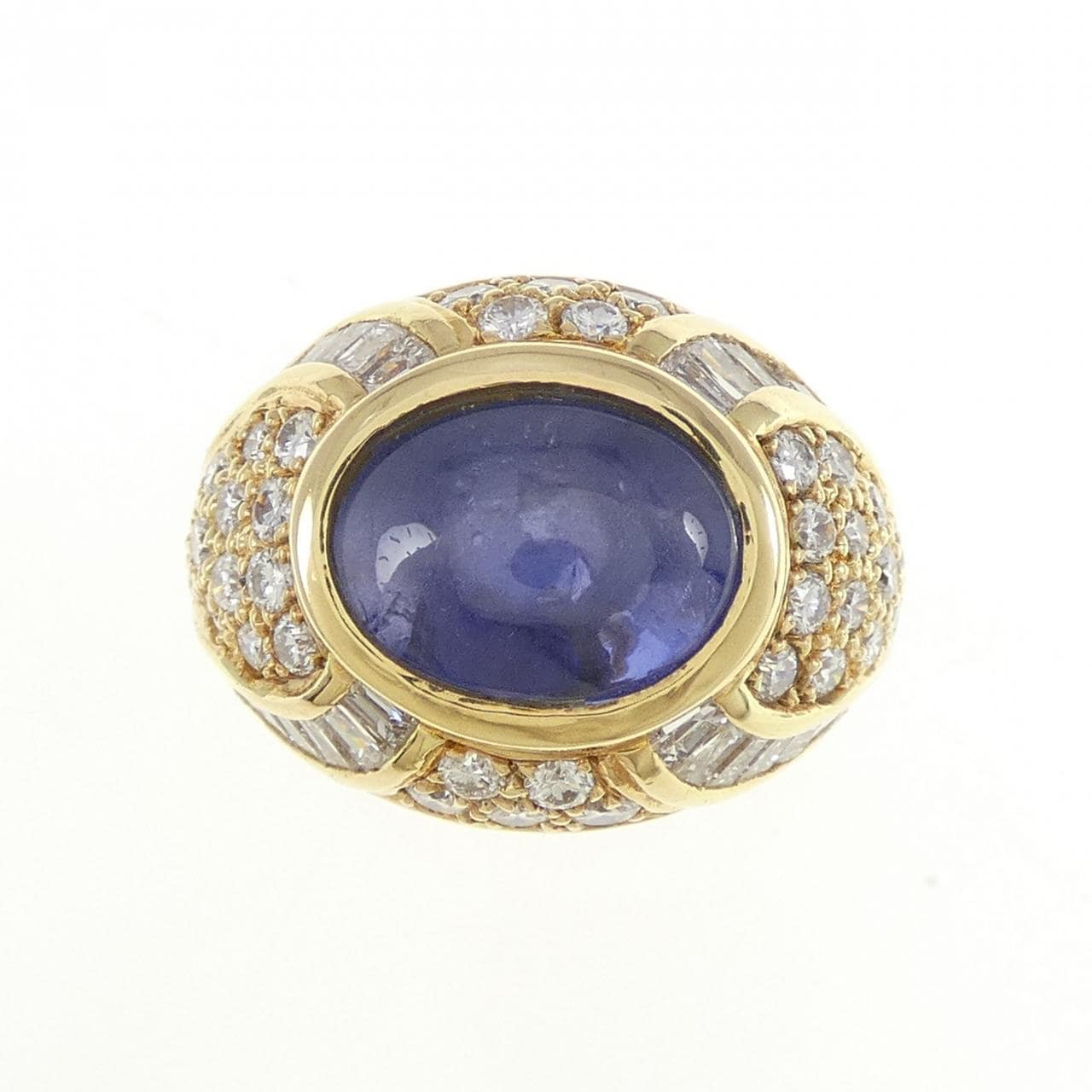 18KYG スターサファイヤ リング 8.66CT スリランカ産