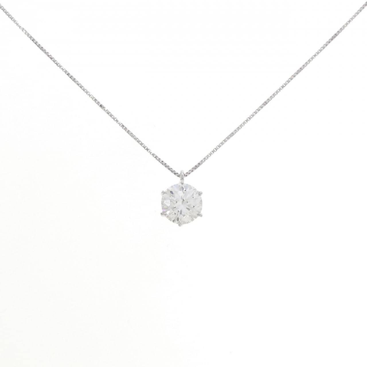 PT/PT850 ダイヤモンド ネックレス 1.168CT G SI1 Fair