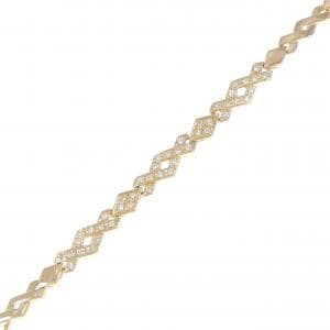 K18YG ダイヤモンド ブレスレット 0.24CT