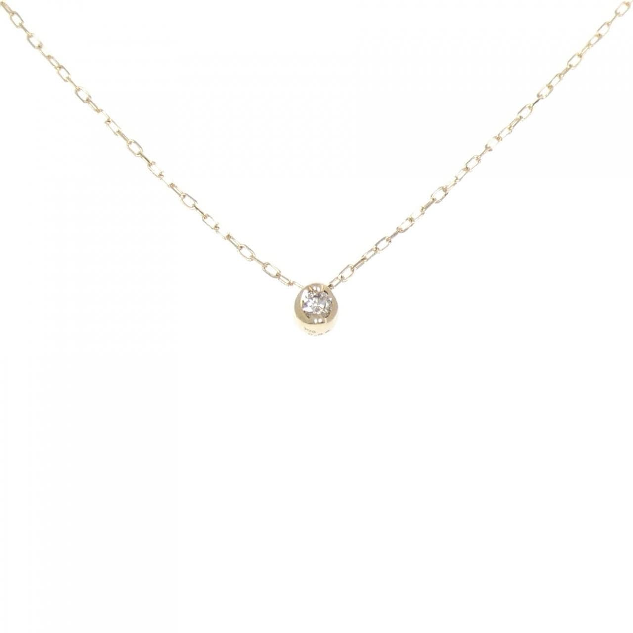 K10YG ダイヤモンド ネックレス 0.05CT