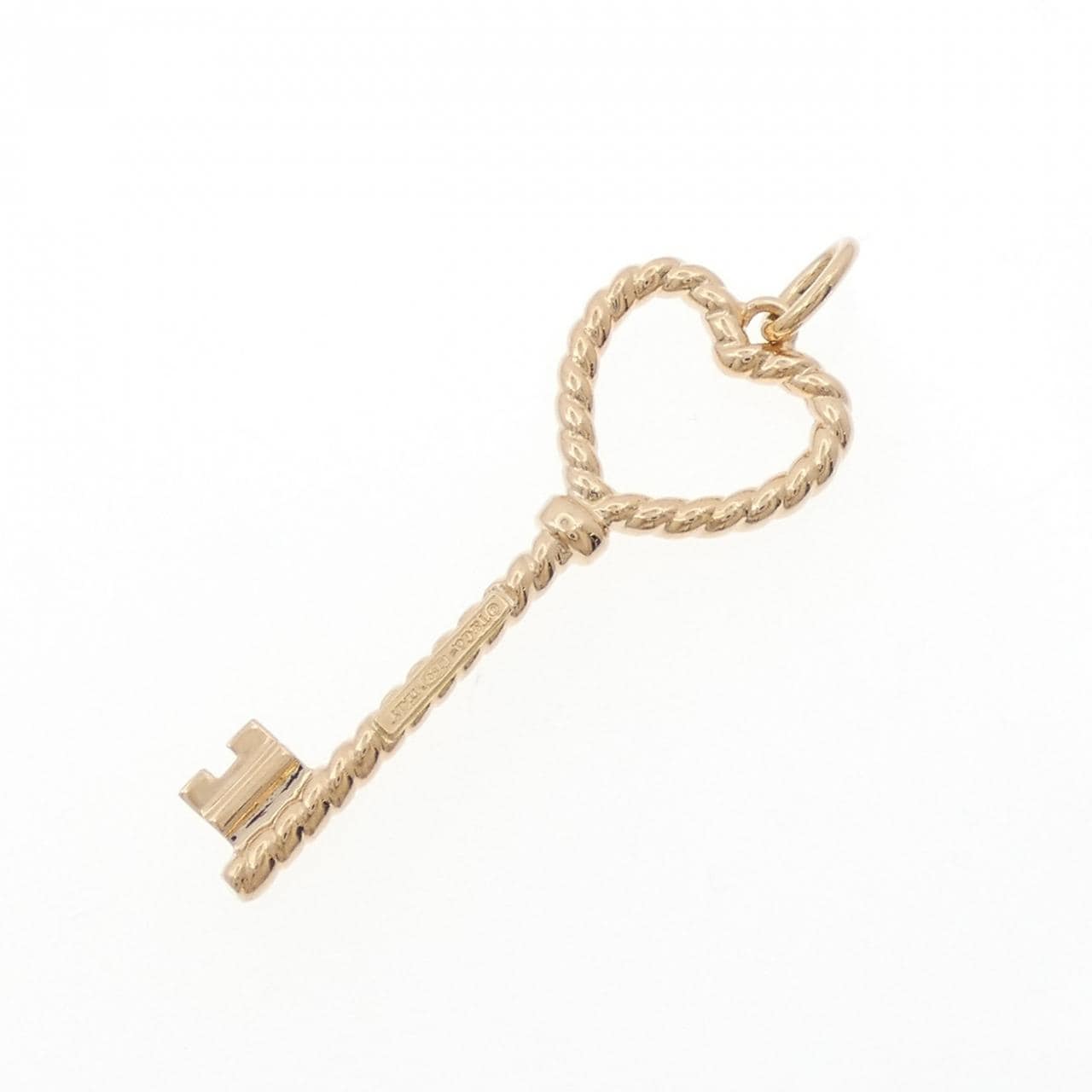 ティファニー ツイスト ハート キー ペンダント