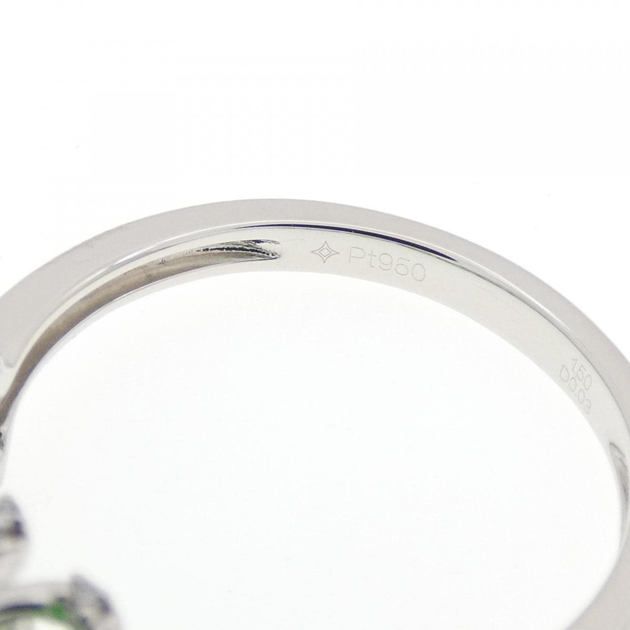 ジーエスティービー グリーンガーネット リング 1.50CT