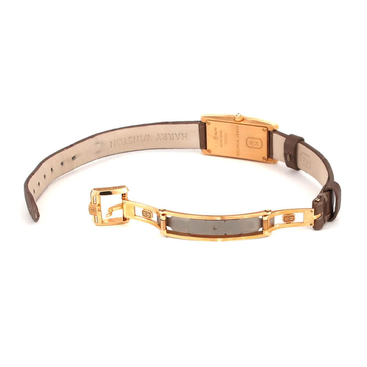 【ノーメンテナンス還元価格】ハリーウィンストン アヴェニューCミニ･ムーンフェイズ PG/D AVCQMP16RR001 PG･RG クォーツ