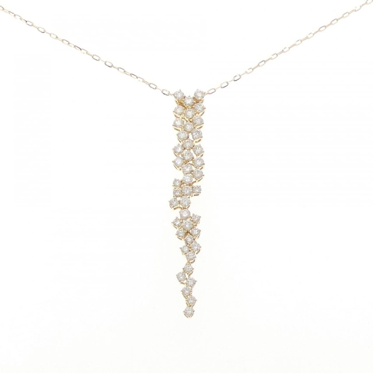 K18YG ダイヤモンド ネックレス 3.00CT