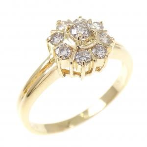 K18YG ダイヤモンド リング 0.30CT