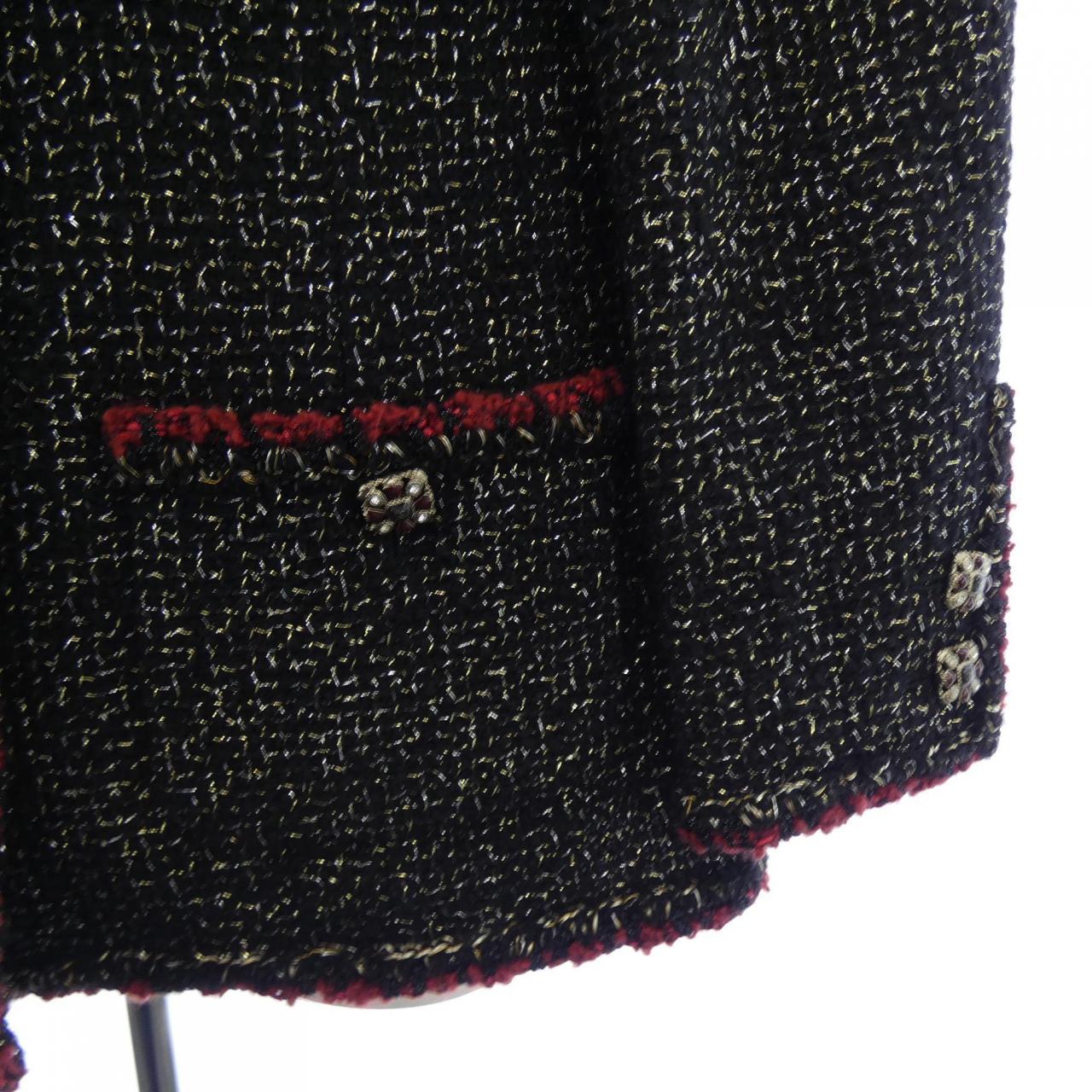 シャネル CHANEL ノーカラージャケット