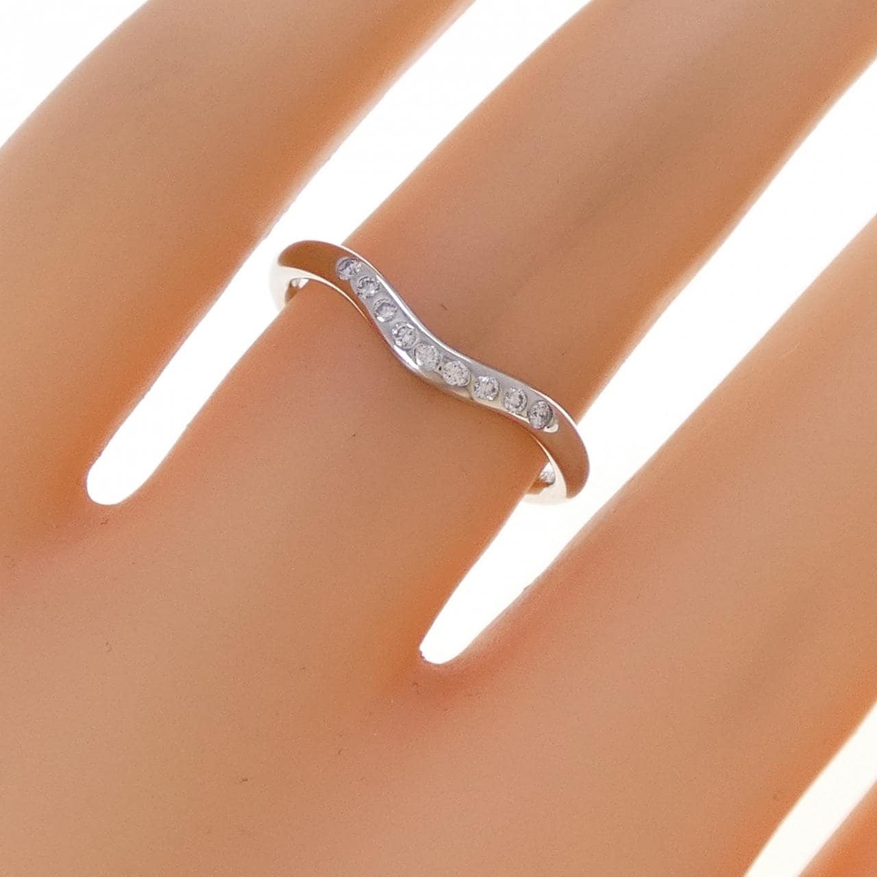 ティファニー カーブド 9P リング