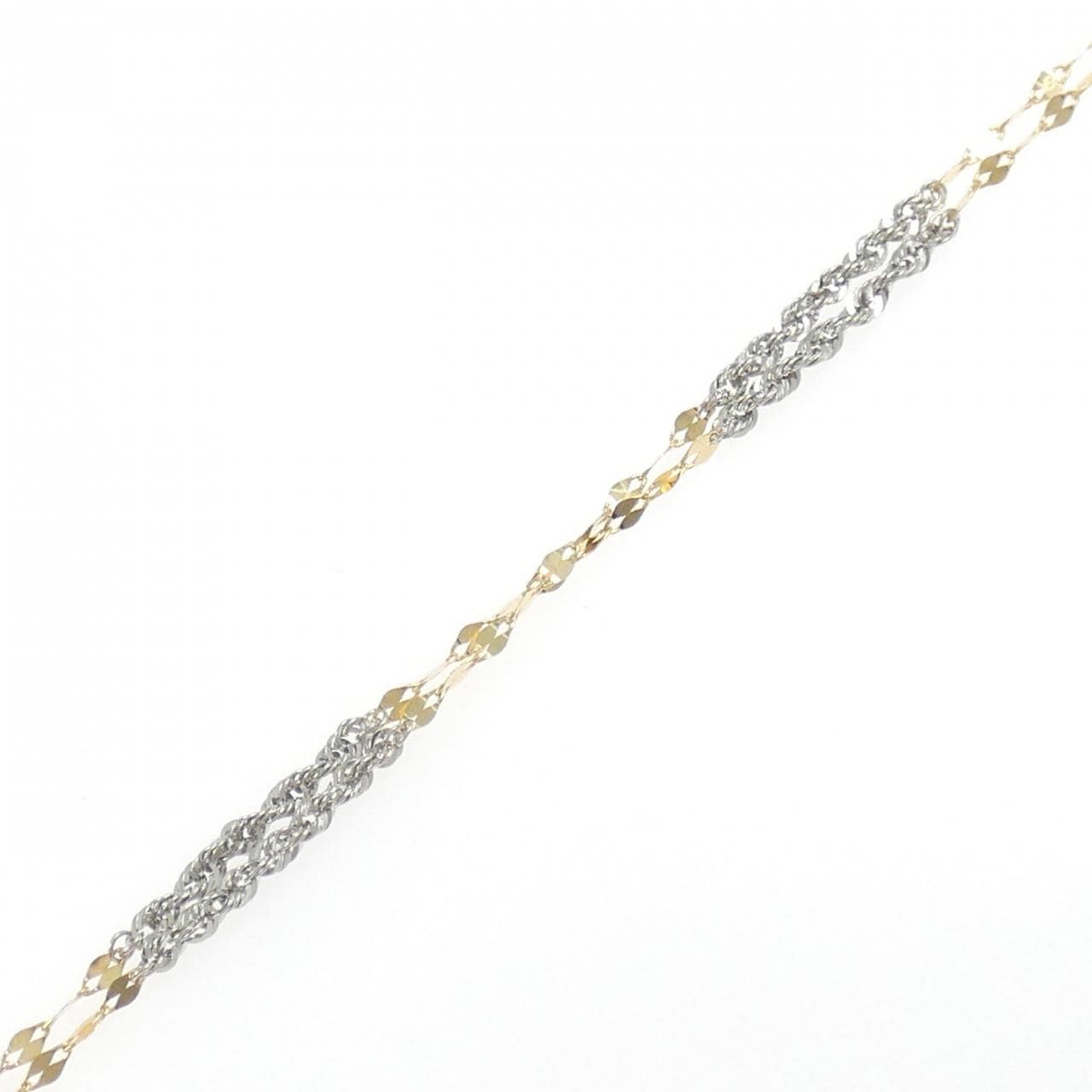 K18YG/PT950 ブレスレット