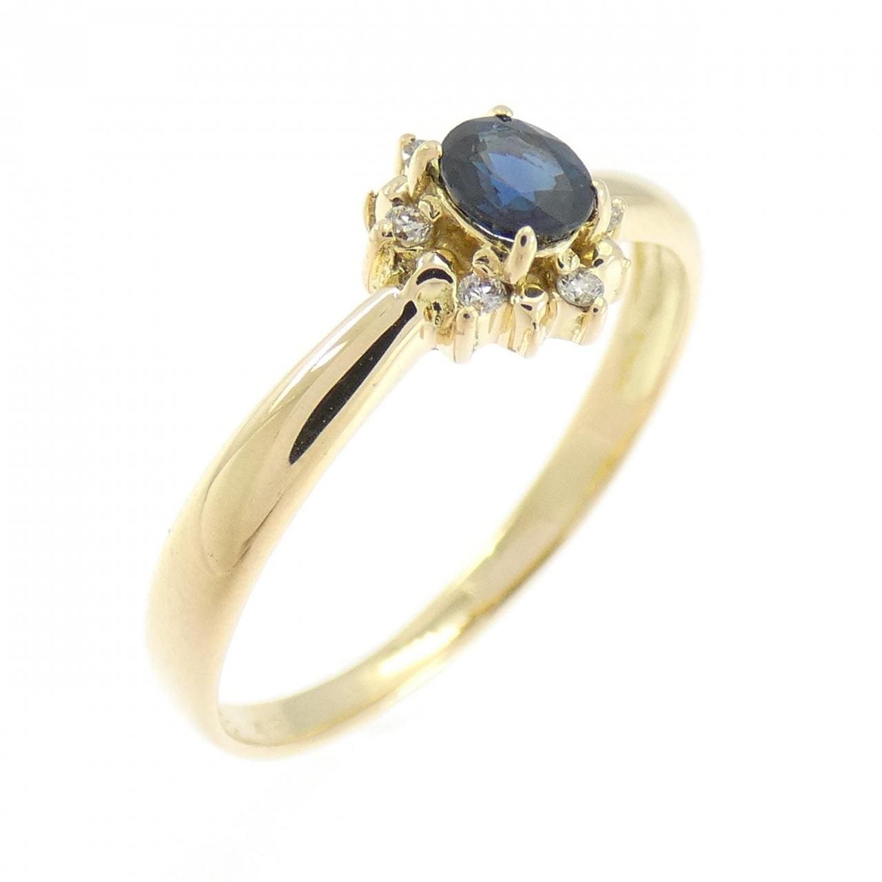 K18YG サファイヤ リング