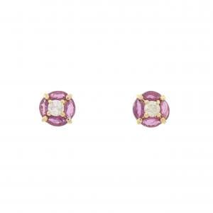 K18YG ルビー ピアス 0.82CT