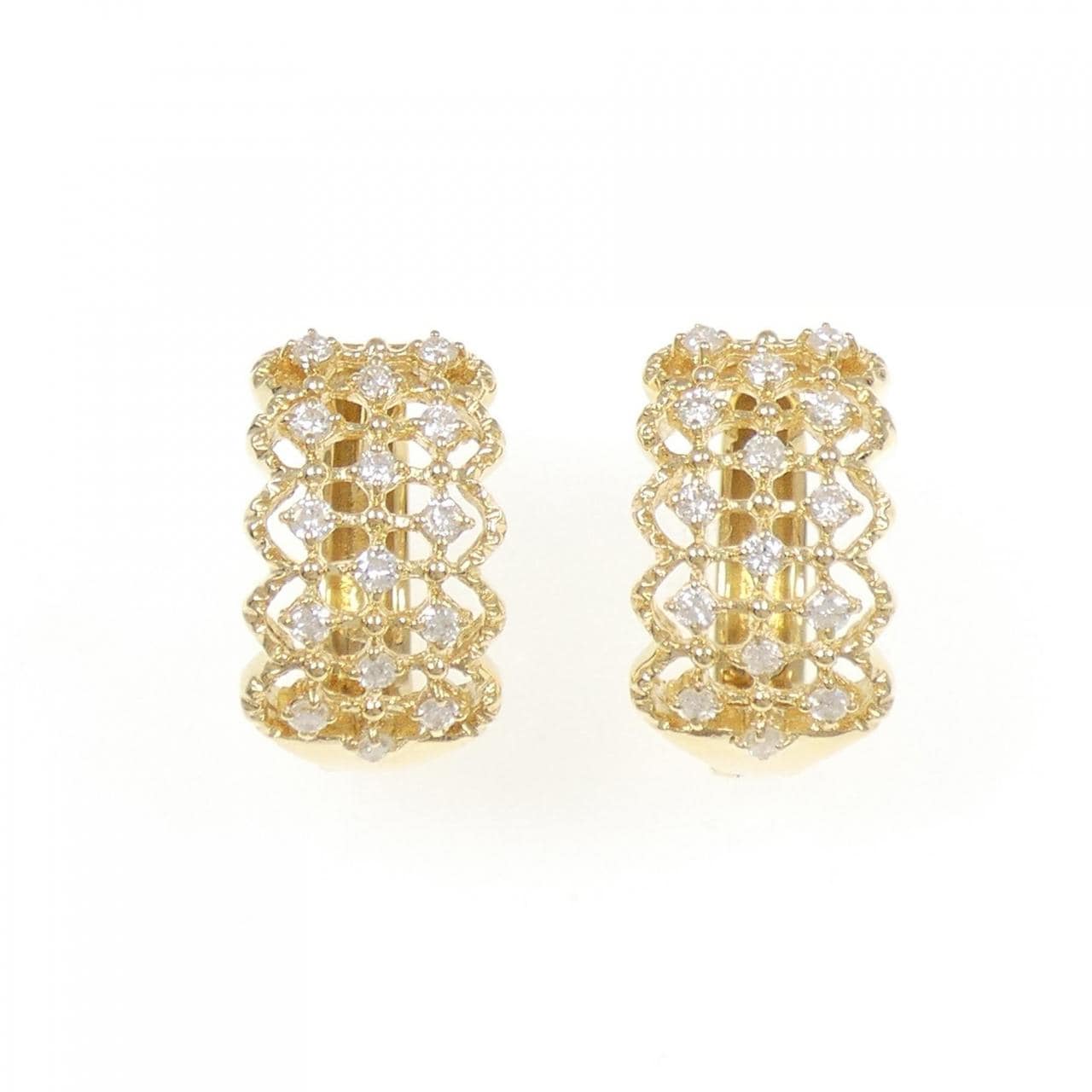 K18YG ダイヤモンド ピアス 0.60CT