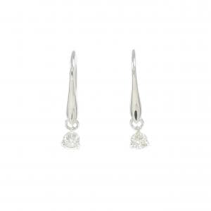 K18WG ダイヤモンド ピアス 0.20CT