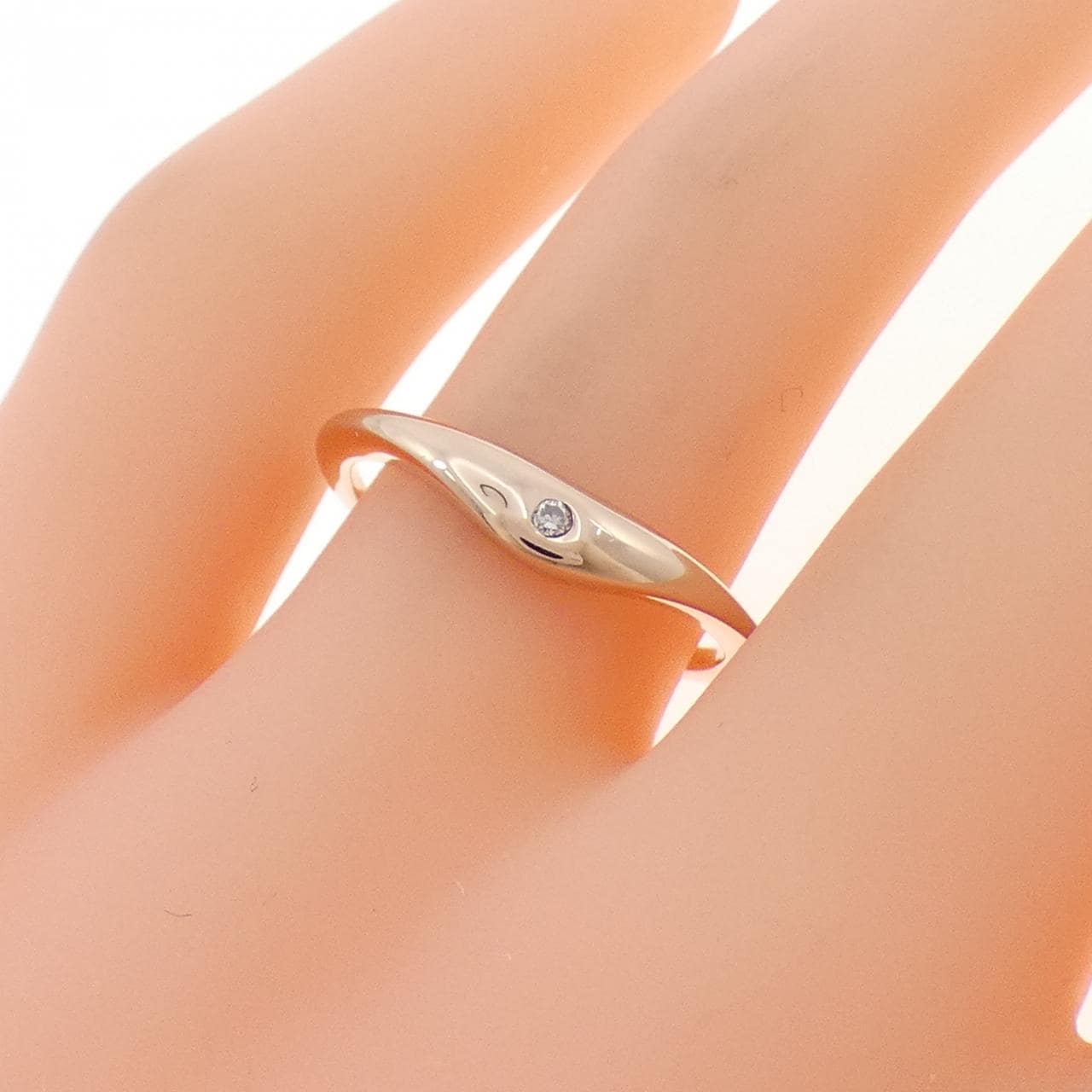 K18PG ダイヤモンド リング 0.02CT