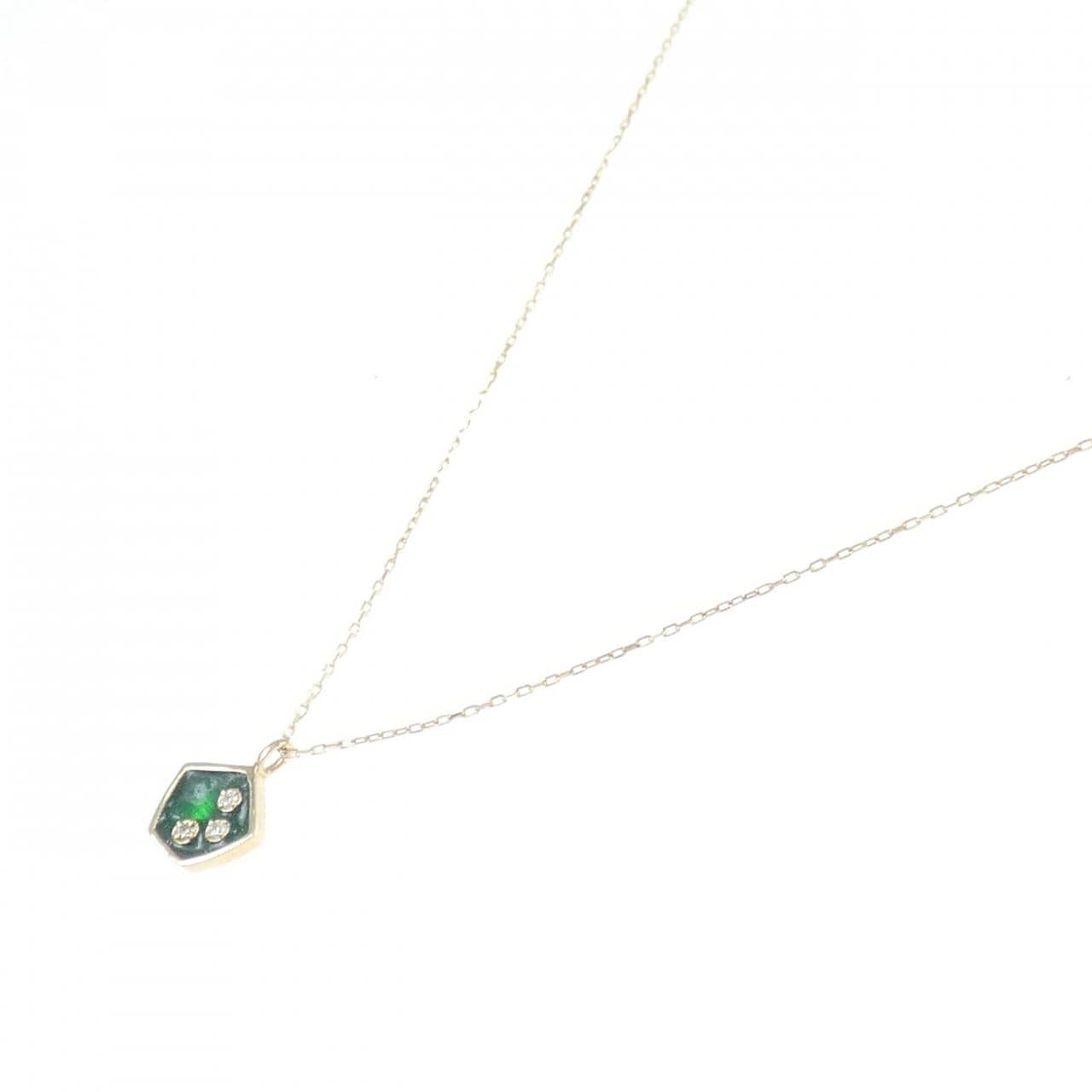 [BRAND NEW] K10YG resin necklace