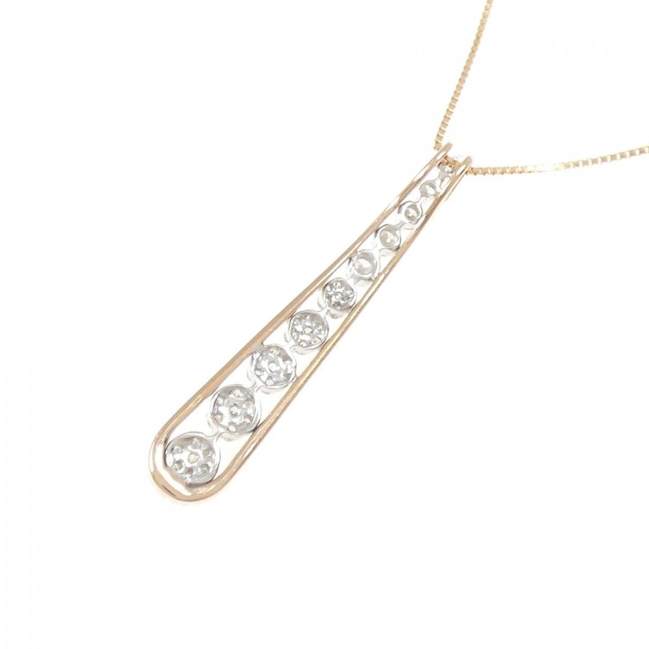 K18PG/K18WG ダイヤモンド ネックレス 0.50CT